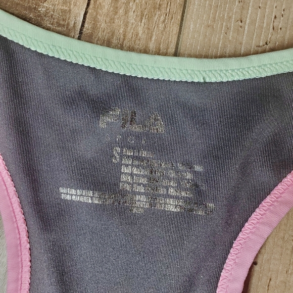 FILA SPORT Pieced Colorful Zip-Front Medium-Impact Sports Bra Size Small EUC - Picture 13 of 13